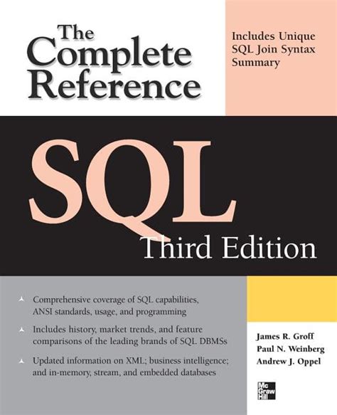sql the complete reference 3rd edition Reader